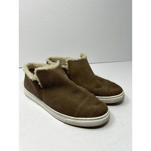 Lucky Brand Lyndyna Mid Top Shoes Women's Faux‎ Fur Lined Shoes Size 9.5M